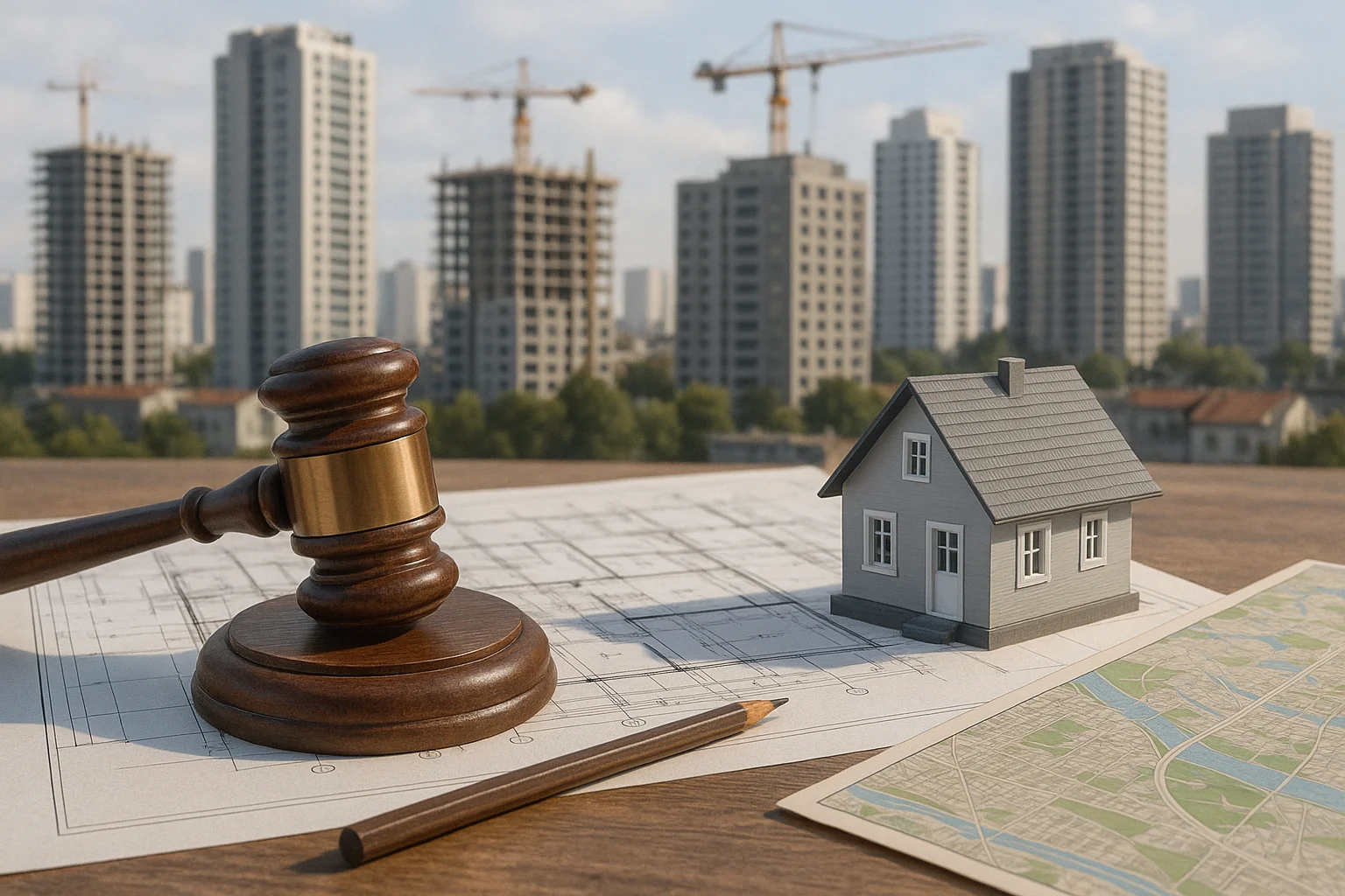 Illustration du droit de l'urbanisme